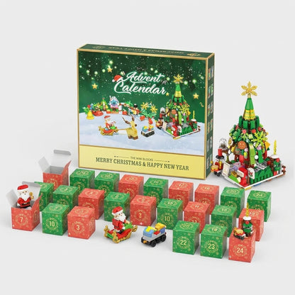 Advent Calendar Buildable Blocks 24-Day Activity