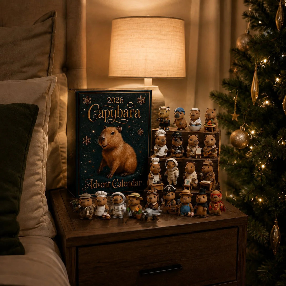 Advent Calendar Capybara 24 Daily Surprises Festive Decoration