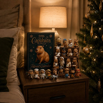 Advent Calendar Capybara 24 Daily Surprises Festive Decoration