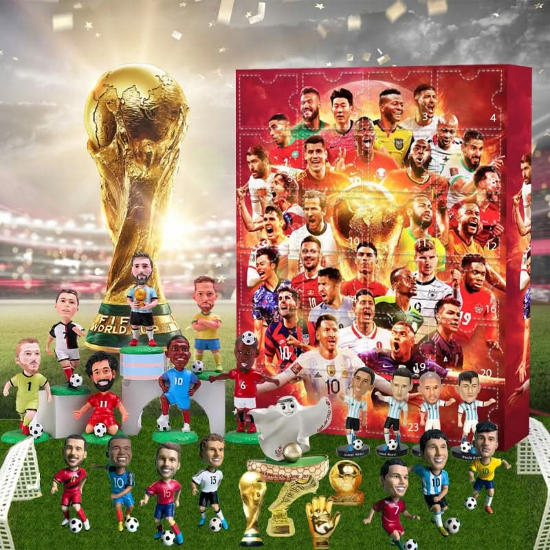 Advent Calendar Football Mini Player Figures 24 Days