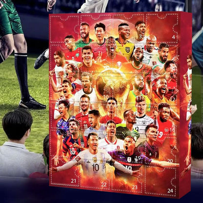 Advent Calendar Football Mini Player Figures 24 Days