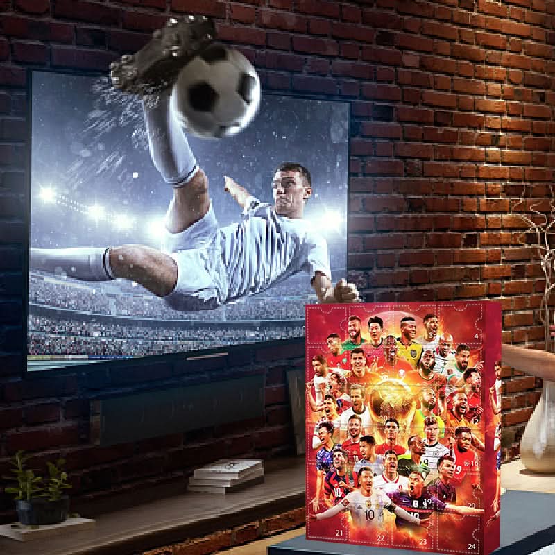 Advent Calendar Football Mini Player Figures 24 Days