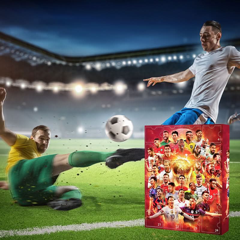 Advent Calendar Football Mini Player Figures 24 Days