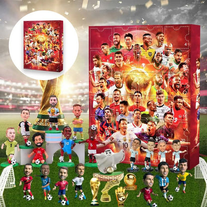 Advent Calendar Football Mini Player Figures 24 Days