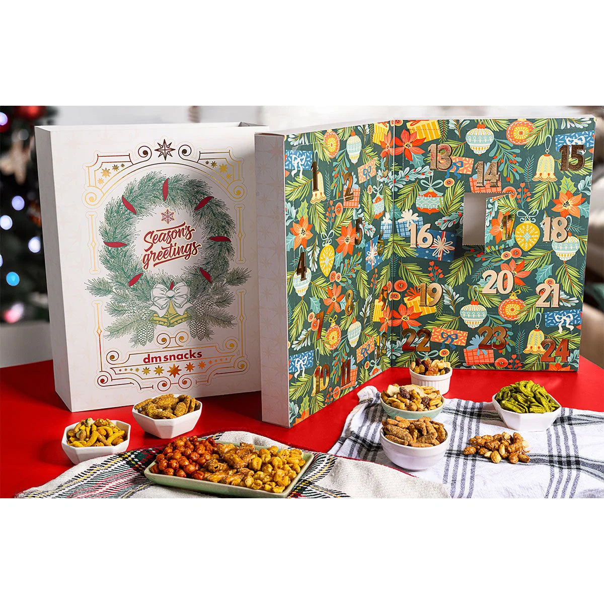 Advent Calendar Gourmet Nuts & Snacks 24-Day Variety