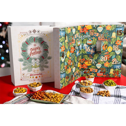 Advent Calendar Gourmet Nuts & Snacks 24-Day Variety