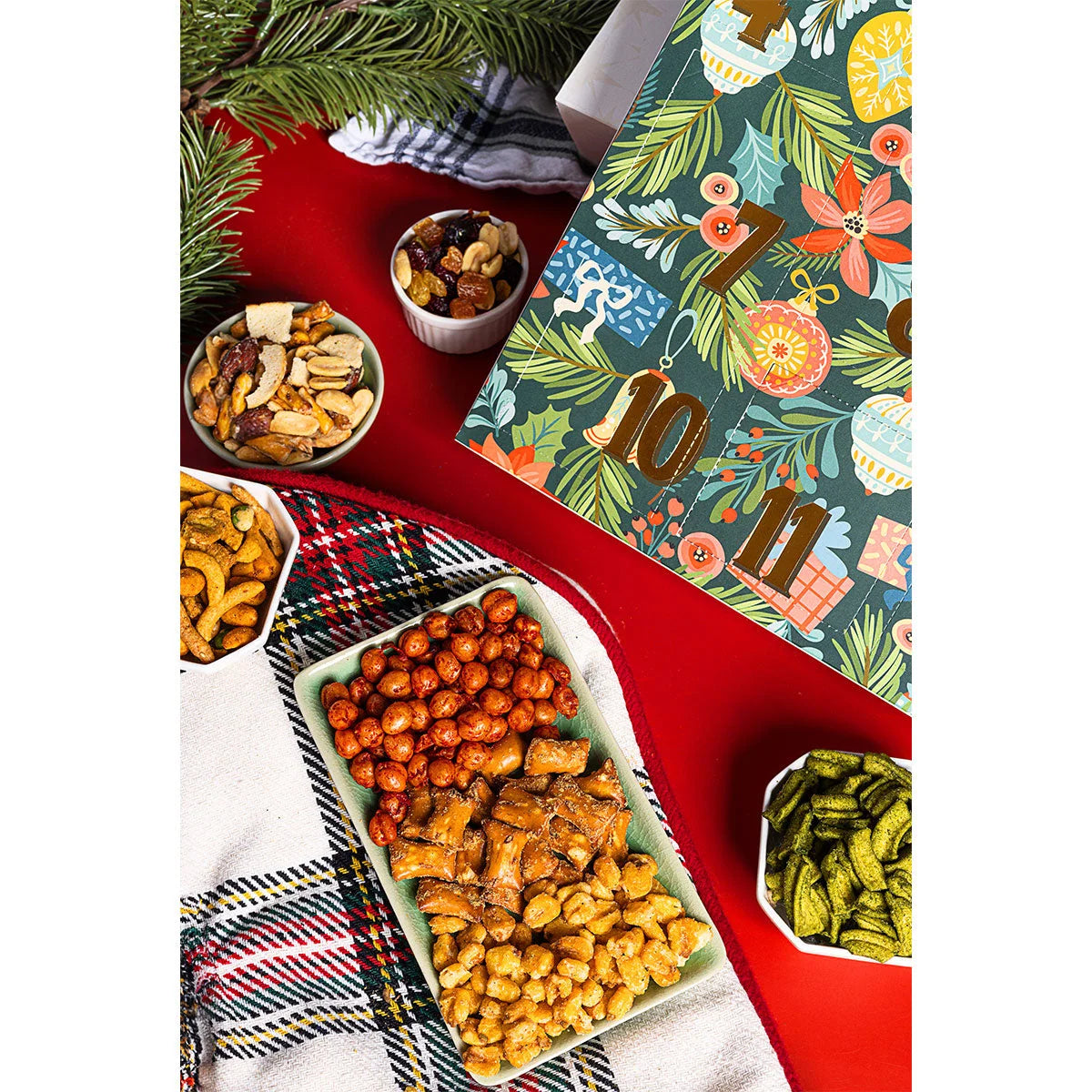 Advent Calendar Gourmet Nuts & Snacks 24-Day Variety