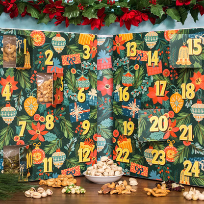 Advent Calendar Gourmet Nuts & Snacks 24-Day Variety