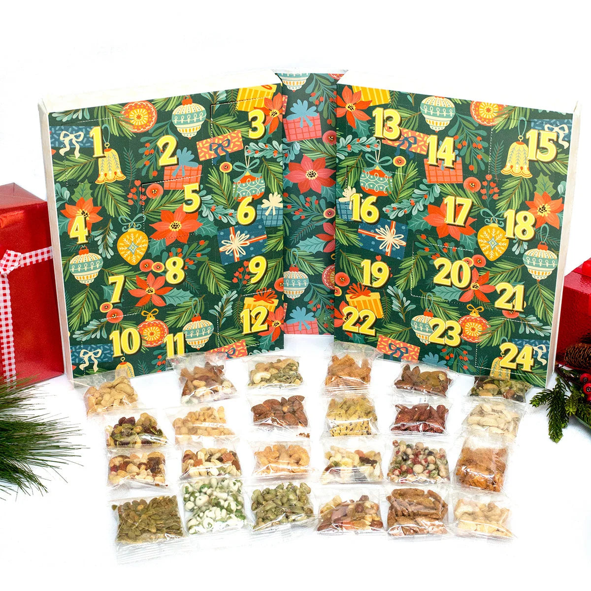 Advent Calendar Gourmet Nuts & Snacks 24-Day Variety
