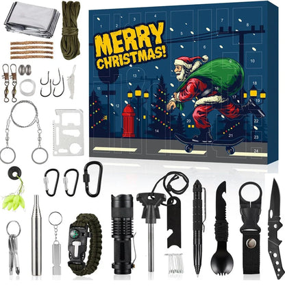 Advent Calendar Outdoor Tools 24 Compartments