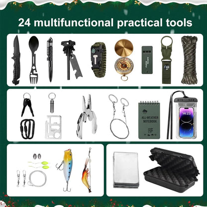 Advent Calendar Outdoor Tools 24 Compartments