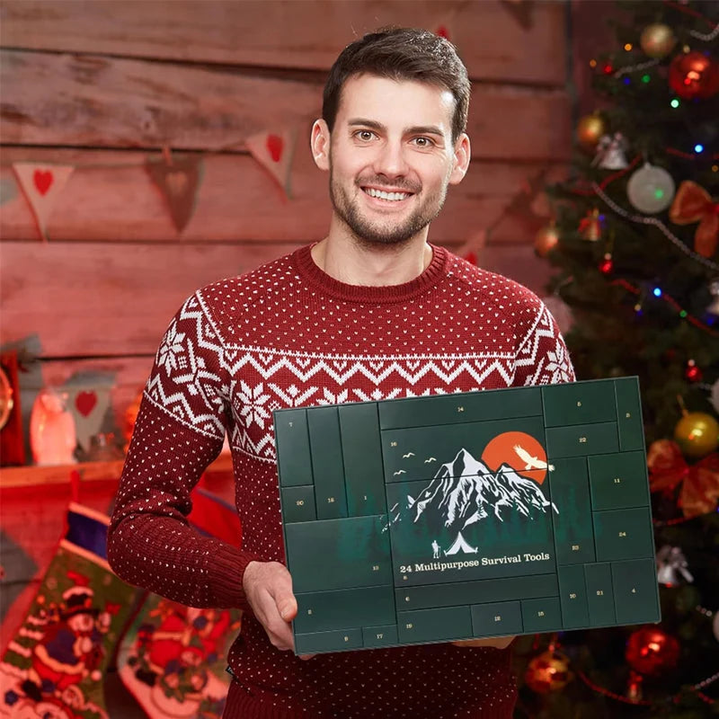 Advent Calendar Outdoor Tools 24 Compartments