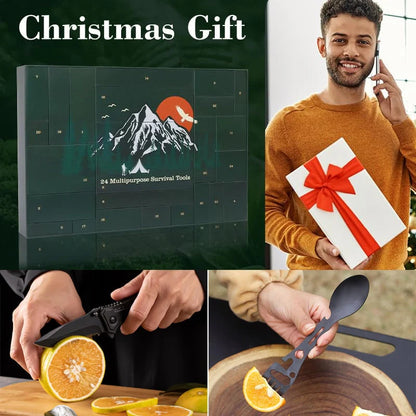 Advent Calendar Outdoor Tools 24 Compartments