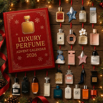 Advent Calendar Perfume Bottle Designs 24 Doors