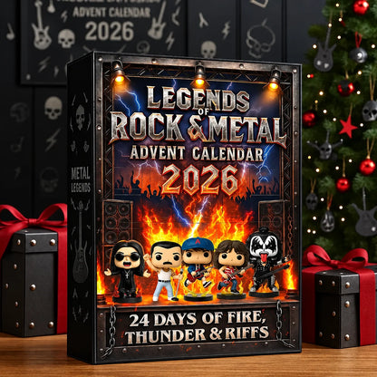 Advent Calendar Rock Icon Figures 24-Piece Set