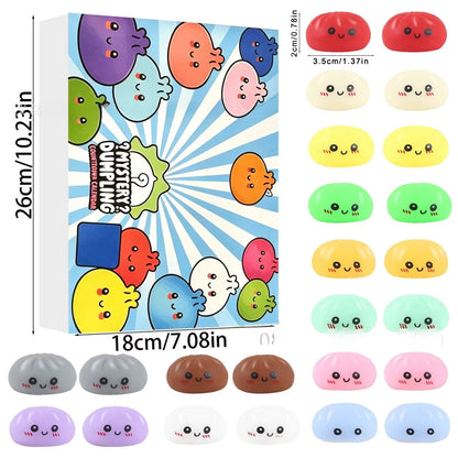 Advent Calendar Slow-Rising Squishy Toys Set of 24