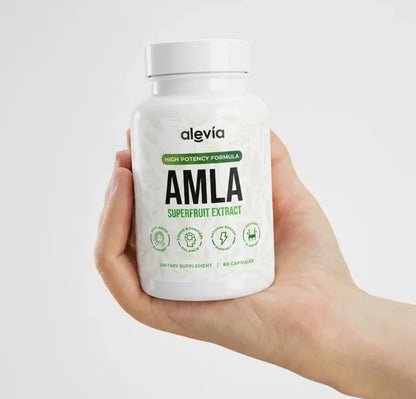 Amla Supplement Capsules Standardized Extract Stimulant-Free