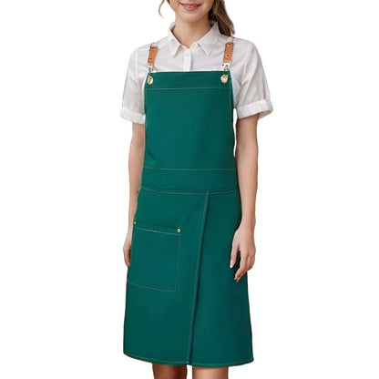 Apron Split Skirt Water-Resistant Microfiber Adjustable Metal Buckles