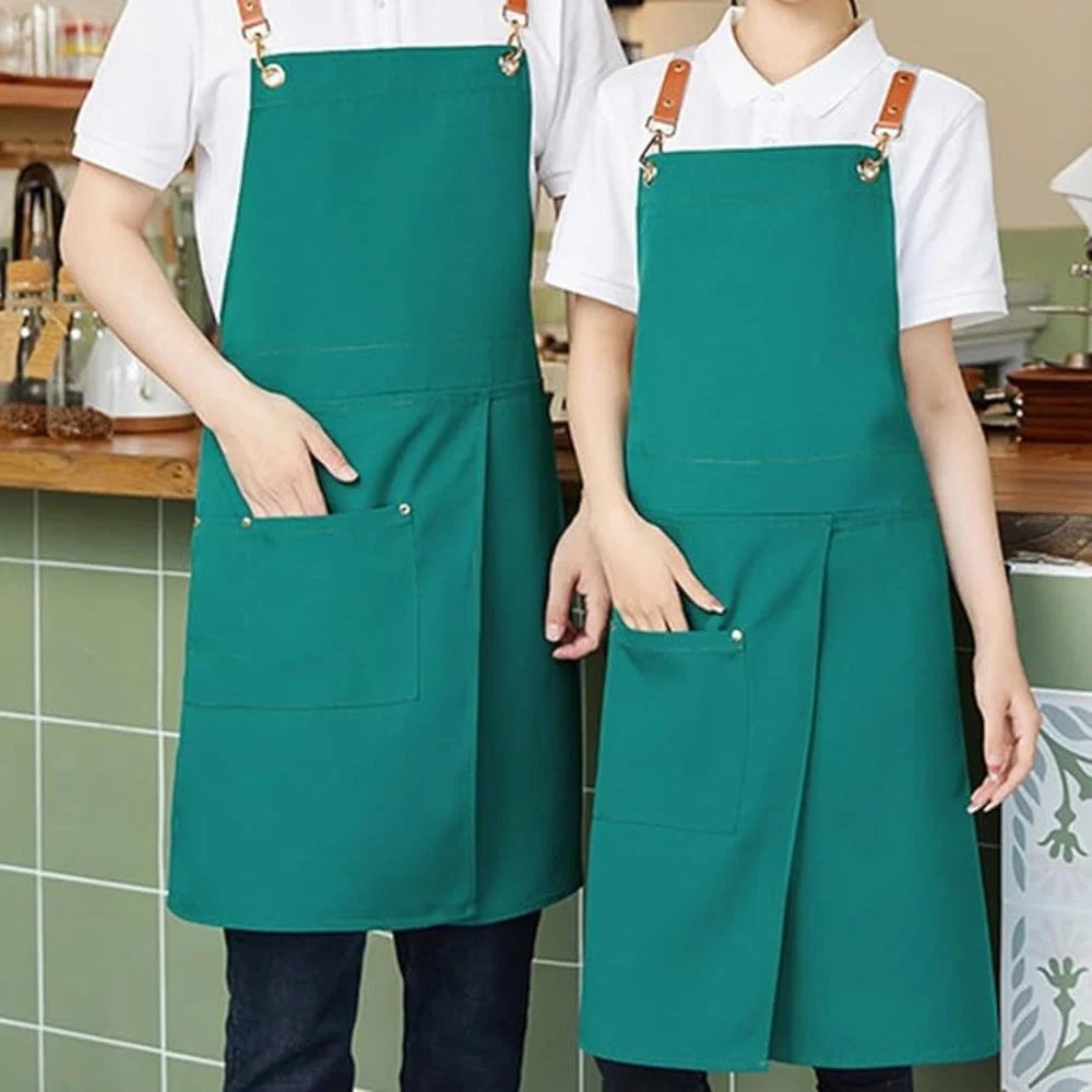 Apron Split Skirt Water-Resistant Microfiber Adjustable Metal Buckles