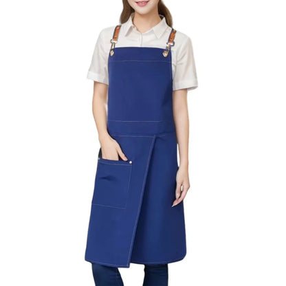 Apron Split Skirt Water-Resistant Microfiber Adjustable Metal Buckles