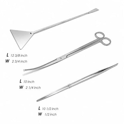 Aquarium Tool Set Stainless Steel Plant Trimming