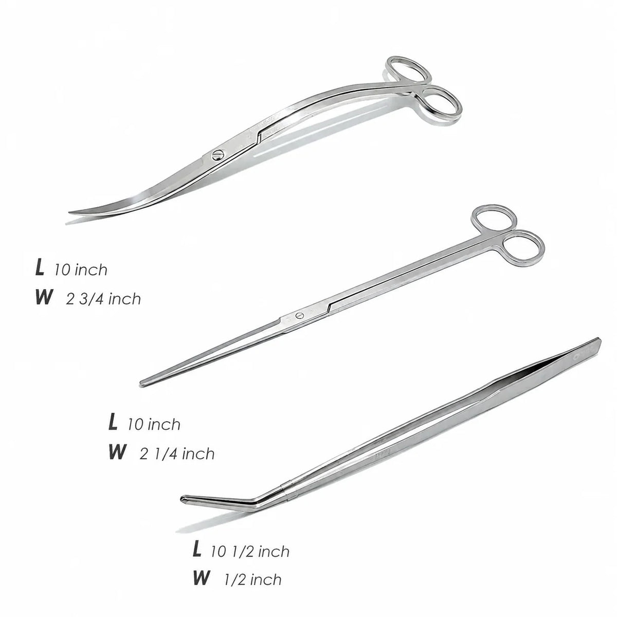 Aquarium Tool Set Stainless Steel Plant Trimming