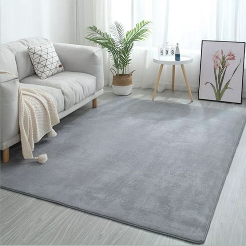 Area Rug Plush Polyester Soft Underfoot Comfort