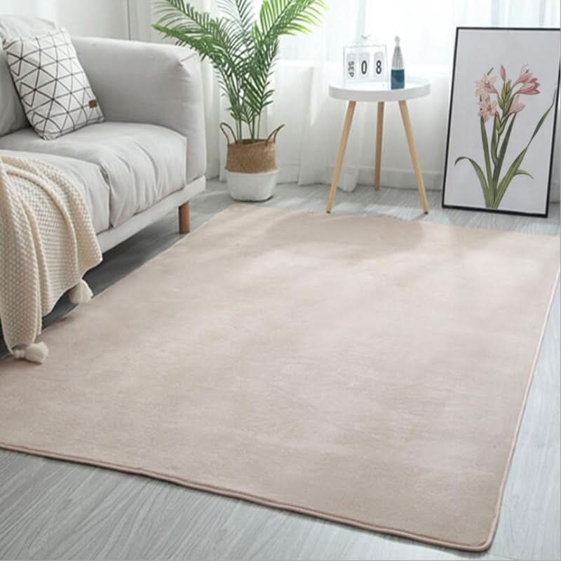 Area Rug Plush Polyester Soft Underfoot Comfort