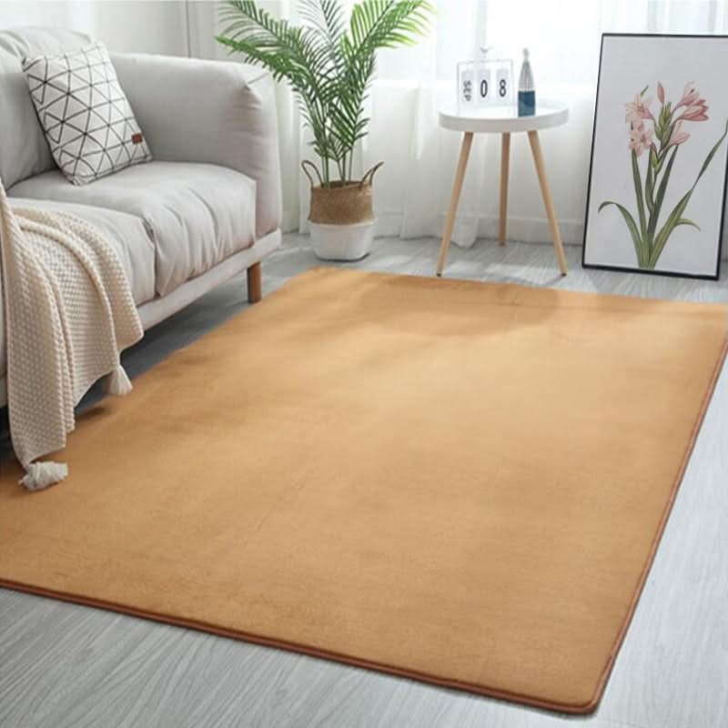 Area Rug Plush Polyester Soft Underfoot Comfort