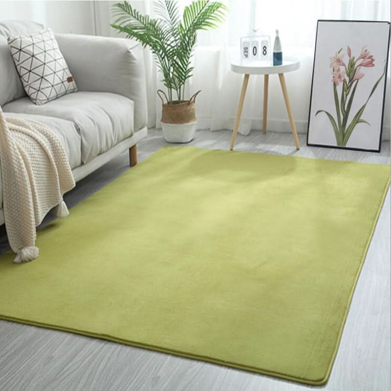 Area Rug Plush Polyester Soft Underfoot Comfort