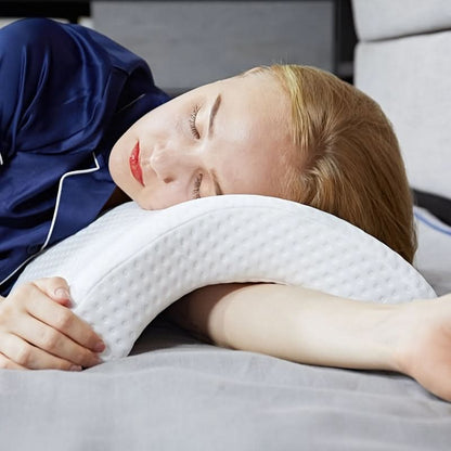 Arm Support Pillow U-Shaped Memory Foam Removable Cover