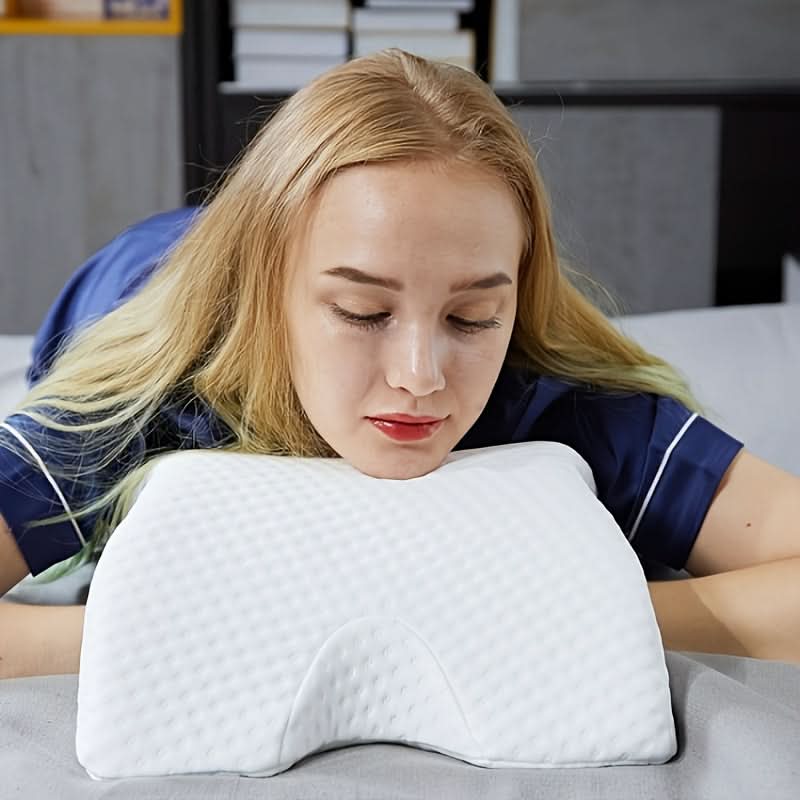Arm Support Pillow U-Shaped Memory Foam Removable Cover