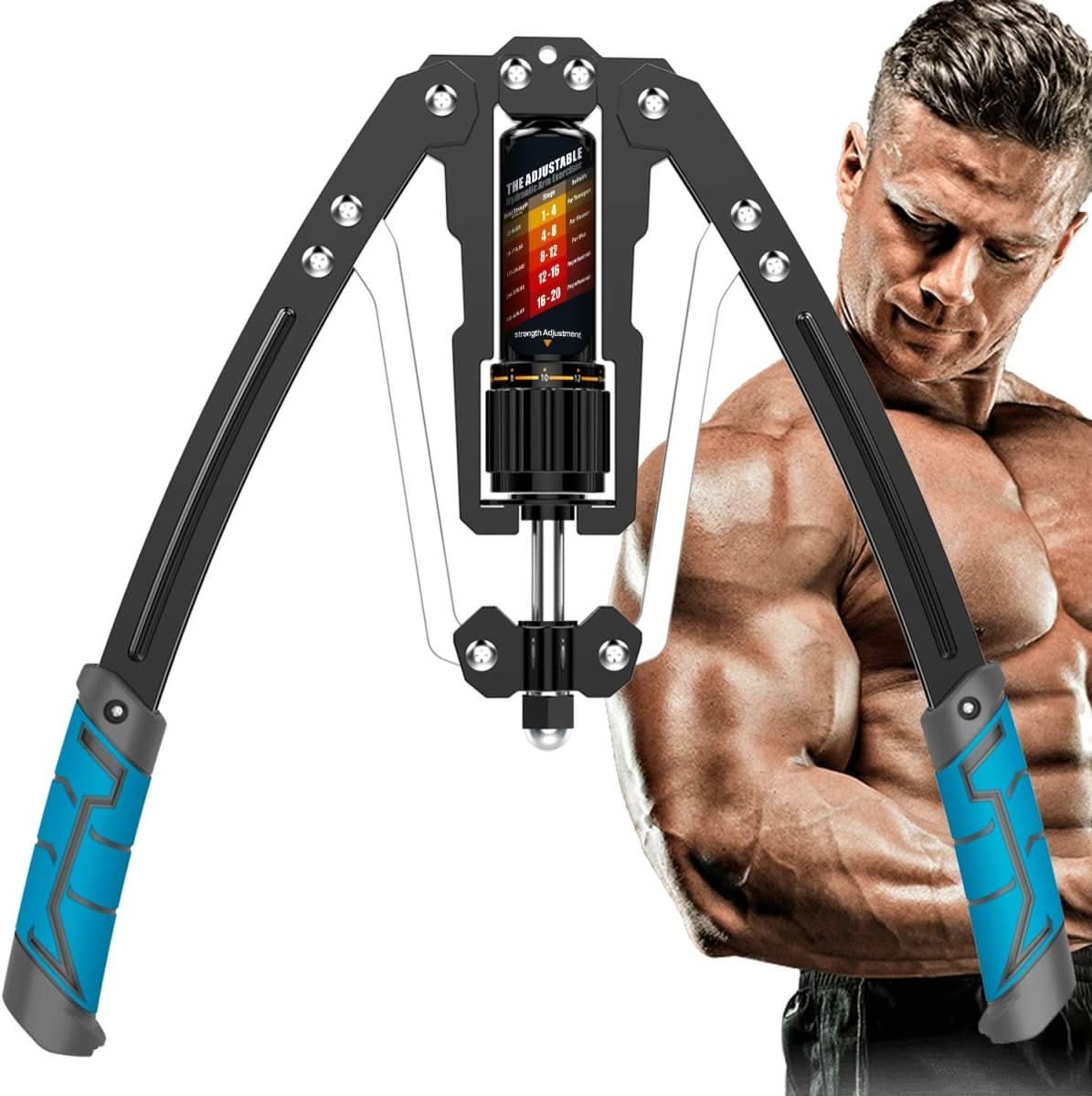 Arm Trainer Hydraulic Adjustable Resistance 22–441 Lb