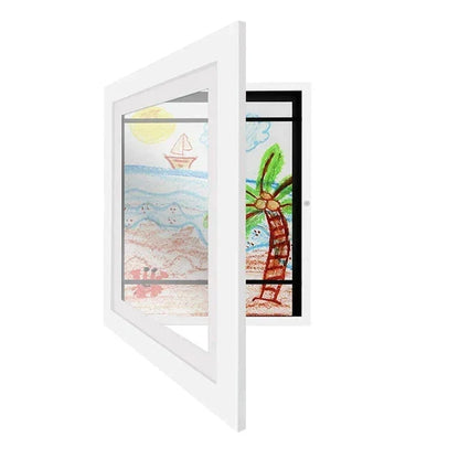 Art Display Frame Front-Opening 150-Artwork Capacity