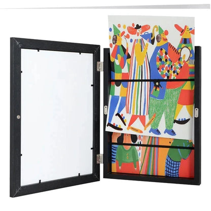 Art Display Frame Front-Opening 150-Artwork Capacity
