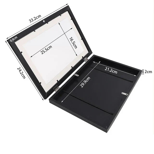 Art Display Frame Front-Opening 150-Artwork Capacity