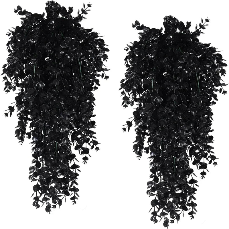 Artificial Hanging Eucalyptus Plant UV-Resistant Set of 2