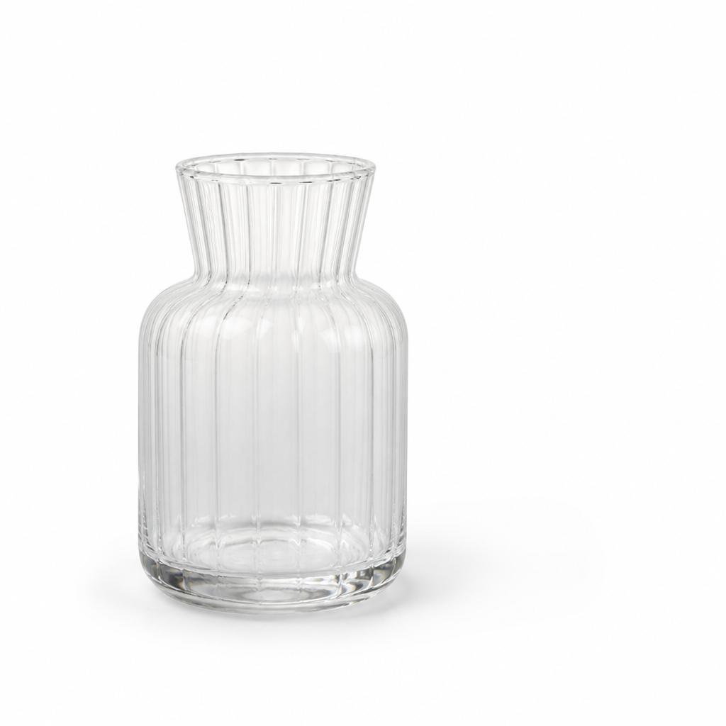 Assorted Glass Home Decor Vase (Pomegranate, Ribbed, House)
