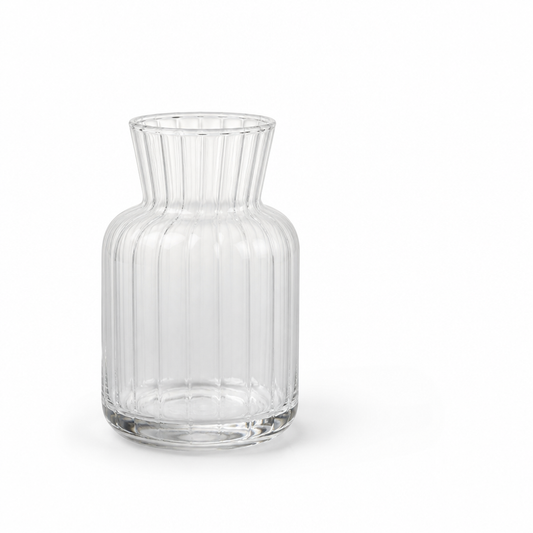 Assorted Glass Home Decor Vase (Pomegranate, Ribbed, House)