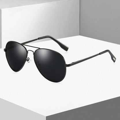 Aviator Sunglasses Polarized Mirrored UV400 Lenses Lightweight Alloy Frame
