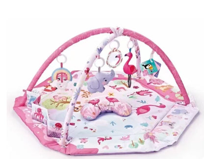 Baby Activity Play Mat 8-in-1 With 6 Detachable Toys