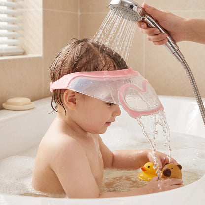 Baby Bath Visor Adjustable 360° Eye & Ear Coverage