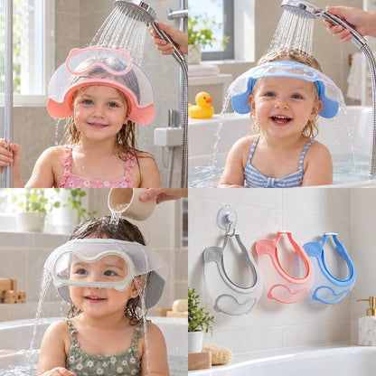Baby Bath Visor Adjustable 360° Eye & Ear Coverage