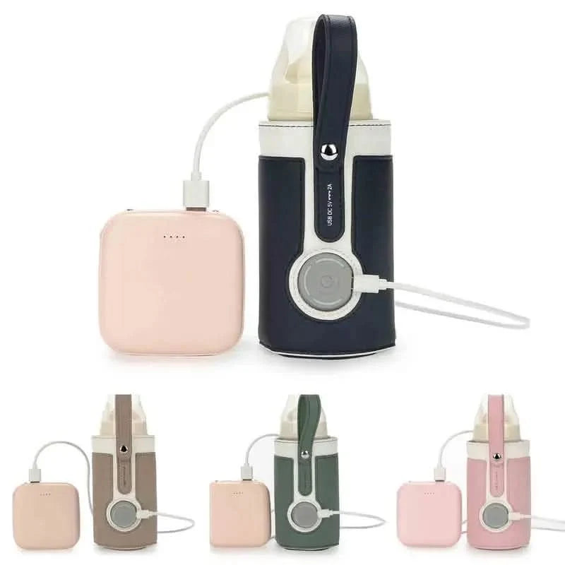 Baby Bottle Warmer Portable USB Insulated 3-Temp