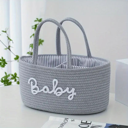 Baby Caddy Cotton Rope Removable Divider & Carry Handles