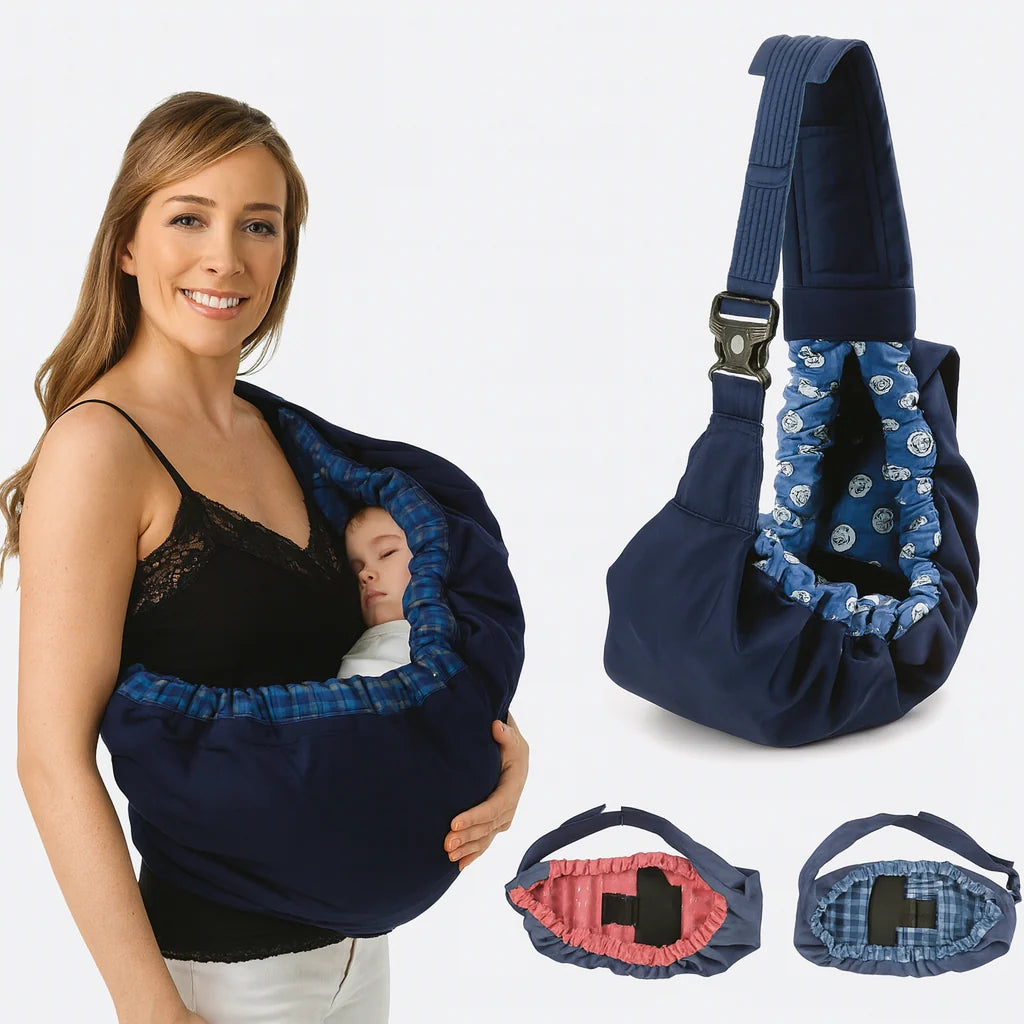 Baby Carrier Adjustable Padded Straps Nursing-Friendly Design