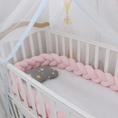 Baby Crib Bumper Braided Cotton Breathable