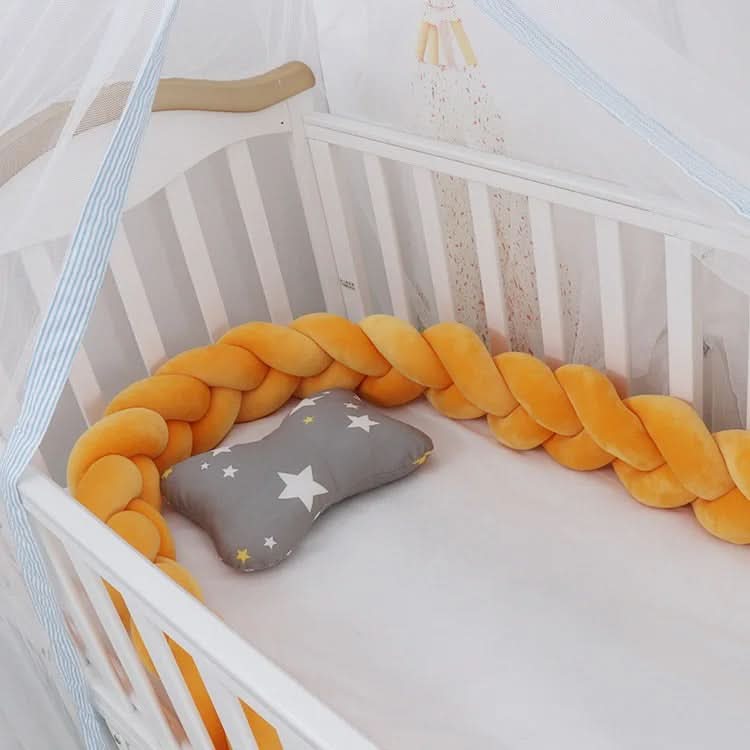 Baby Crib Bumper Braided Cotton Breathable