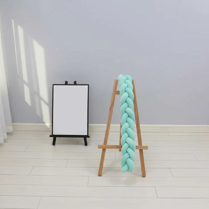 Baby Crib Bumper Braided Cotton Breathable