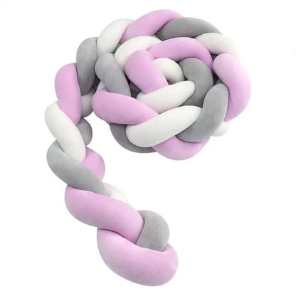 Baby Crib Bumper Braided Cotton Breathable